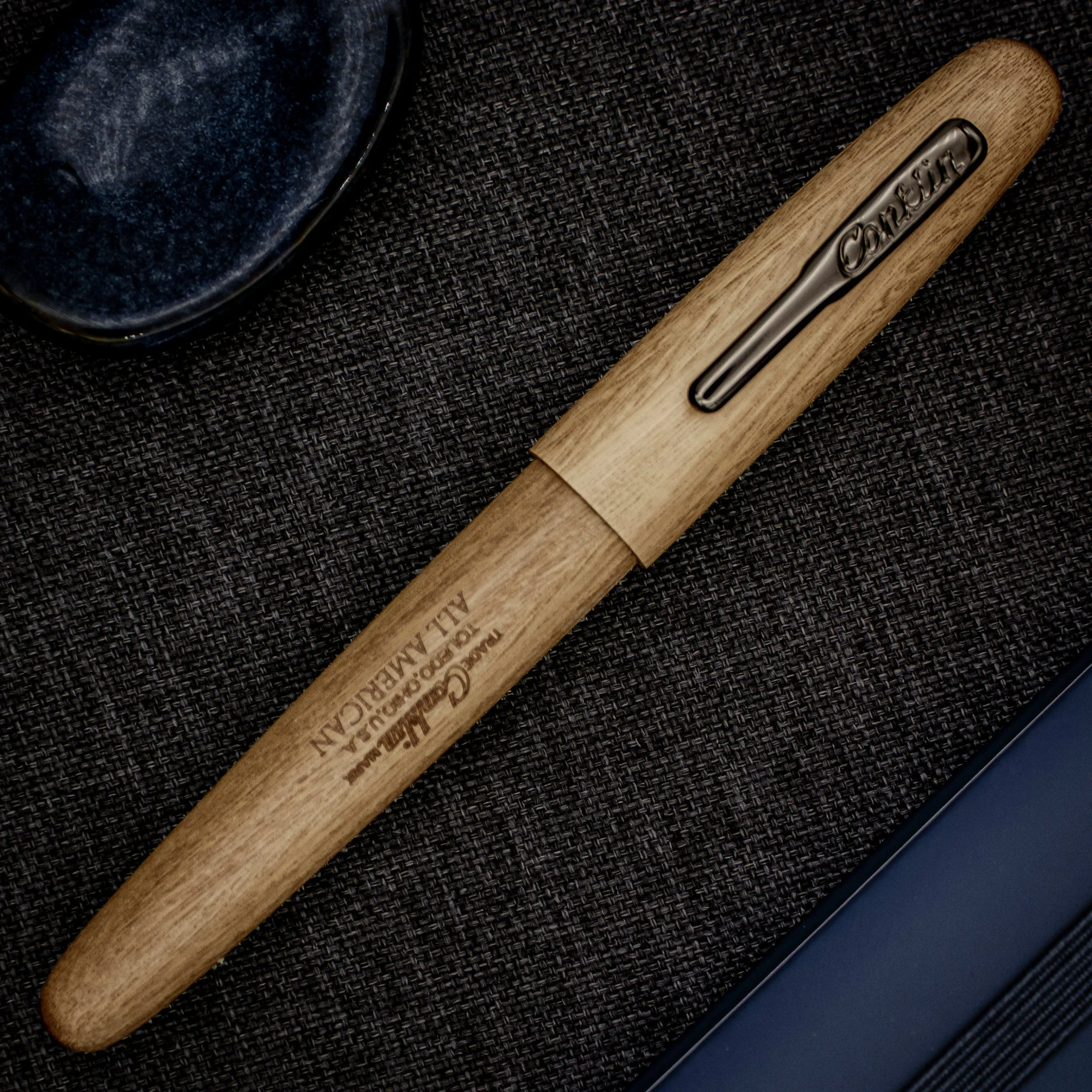 Conklin All American Pau-Preto Limited Edition Rollerball Pen, Gunmetal Trim - Image 2