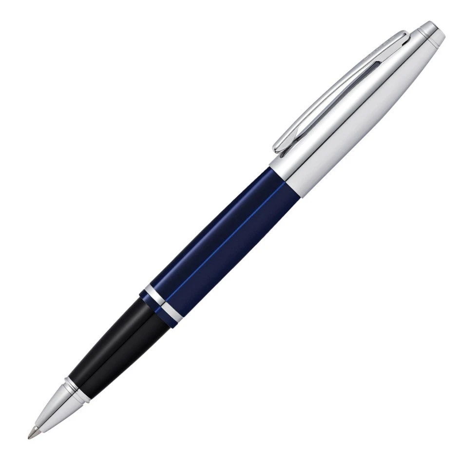 Cross® Cross Calais Rollerball Pen, Blue Lacquer & Chrome
