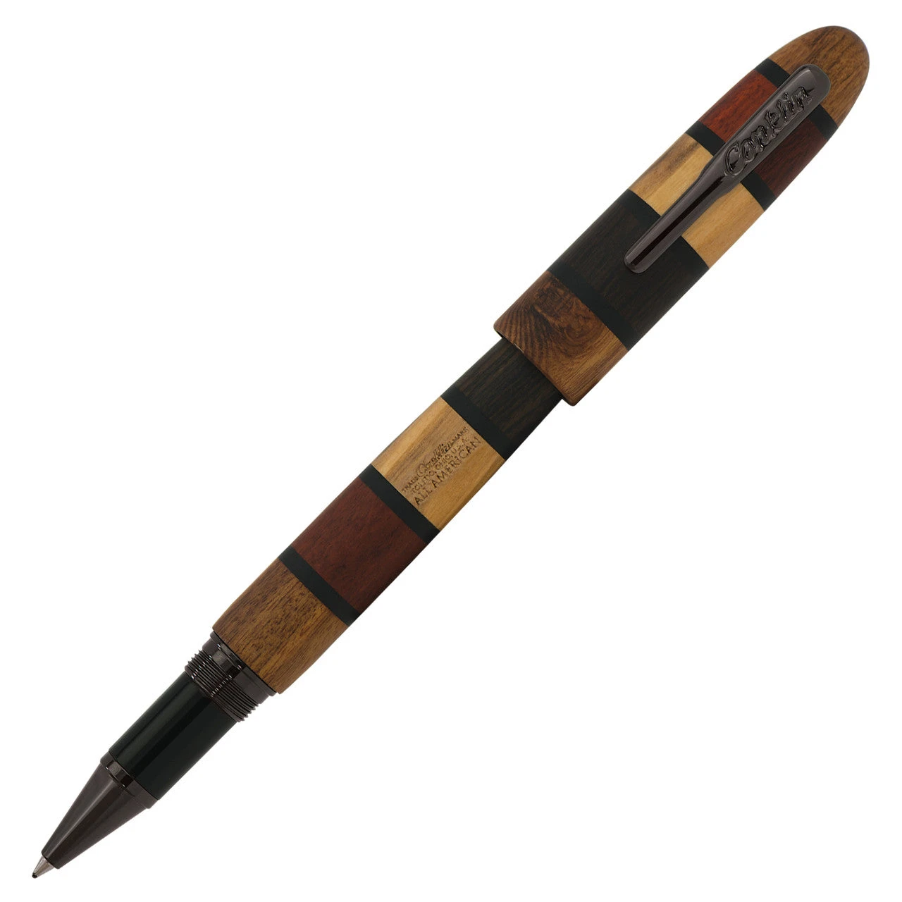 Conklin All American Limited Edition Rollerball Pen, Quad Wood