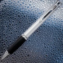 Pen Savings Executive Metal Ballpoint Pen, Silver & Black