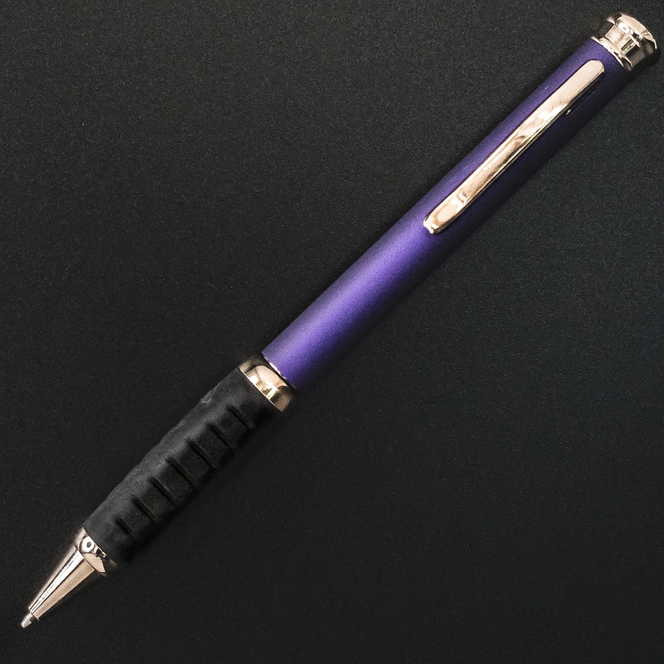 Pen Savings Executive Metal Ballpoint Pen, Purple & Gold