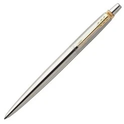 ParkerĀ® Parker Jotter Ballpoint Pen, Stainless Steel & Gold