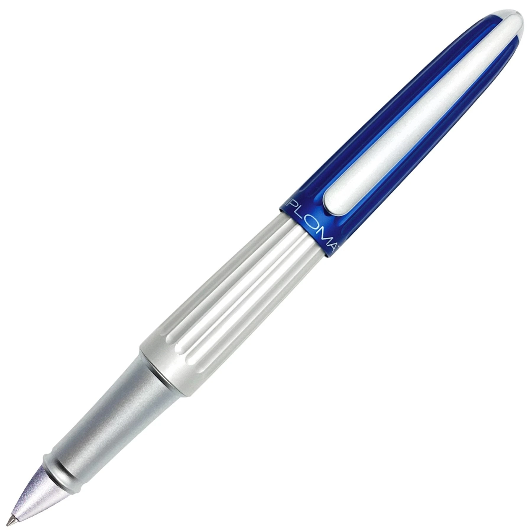 Diplomat Aero Silver Blue Rollerball Pen