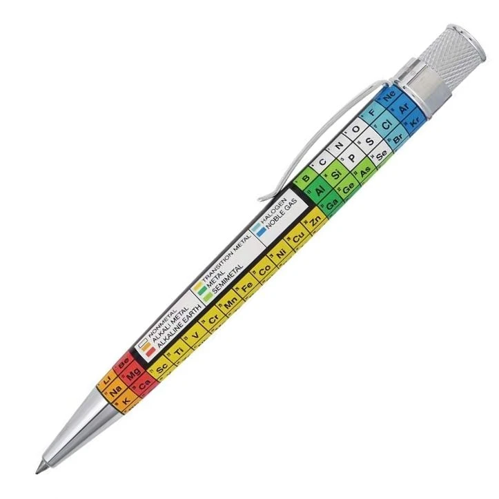 Retro 51 Tornado Metalsmith Rollerball Pen, Dmitri Periodic Table