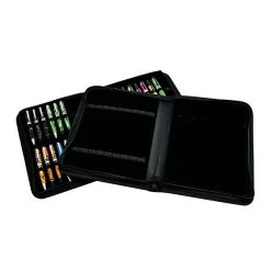 Monteverde 36 Piece Zippered Pen Case For Ballpoint, Fountain Or Rollerball Pens
