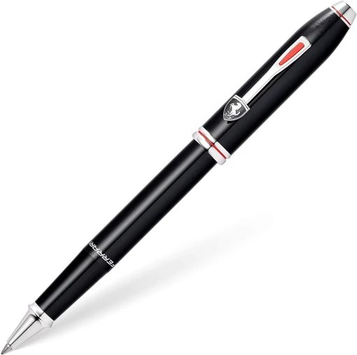 Cross® Cross Townsend Ferrari Rollerball Pen, Gloss Black & Chrome