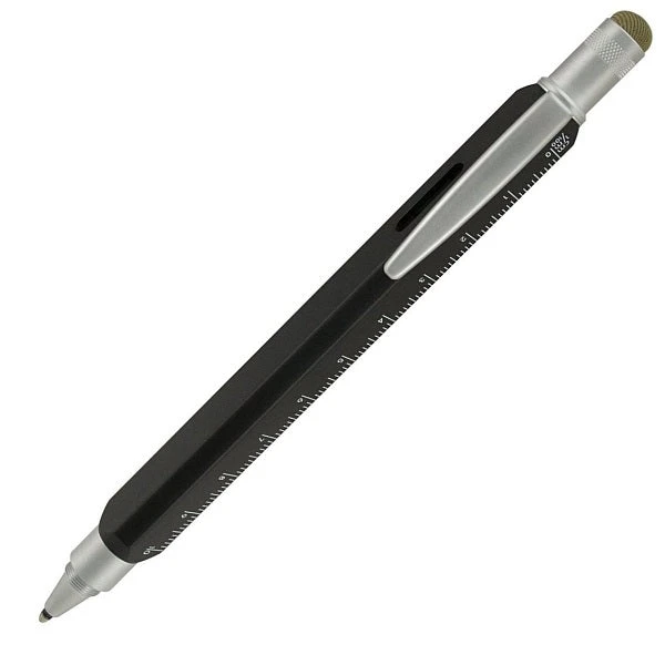 Monteverde Tool 60 Ballpoint Pen & Stylus, Midnight Black