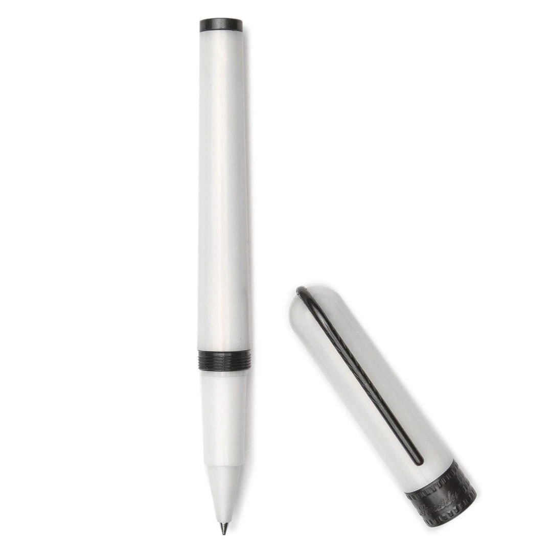 Pineider Metropolis Rollerball Pen, White