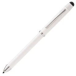 Cross® Cross Tech3 Multi-Function Ballpoint Pen & Stylus, White & Chrome