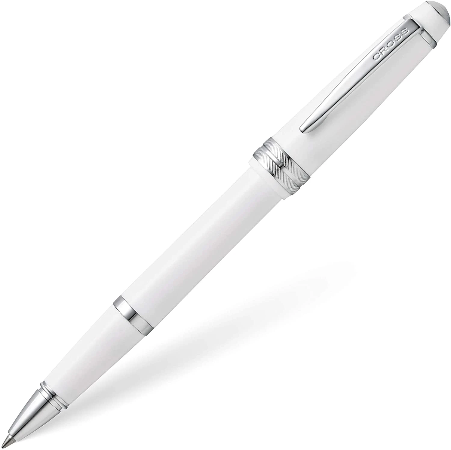 Cross® Cross Bailey Light Rollerball Pen, Polished White & Chrome
