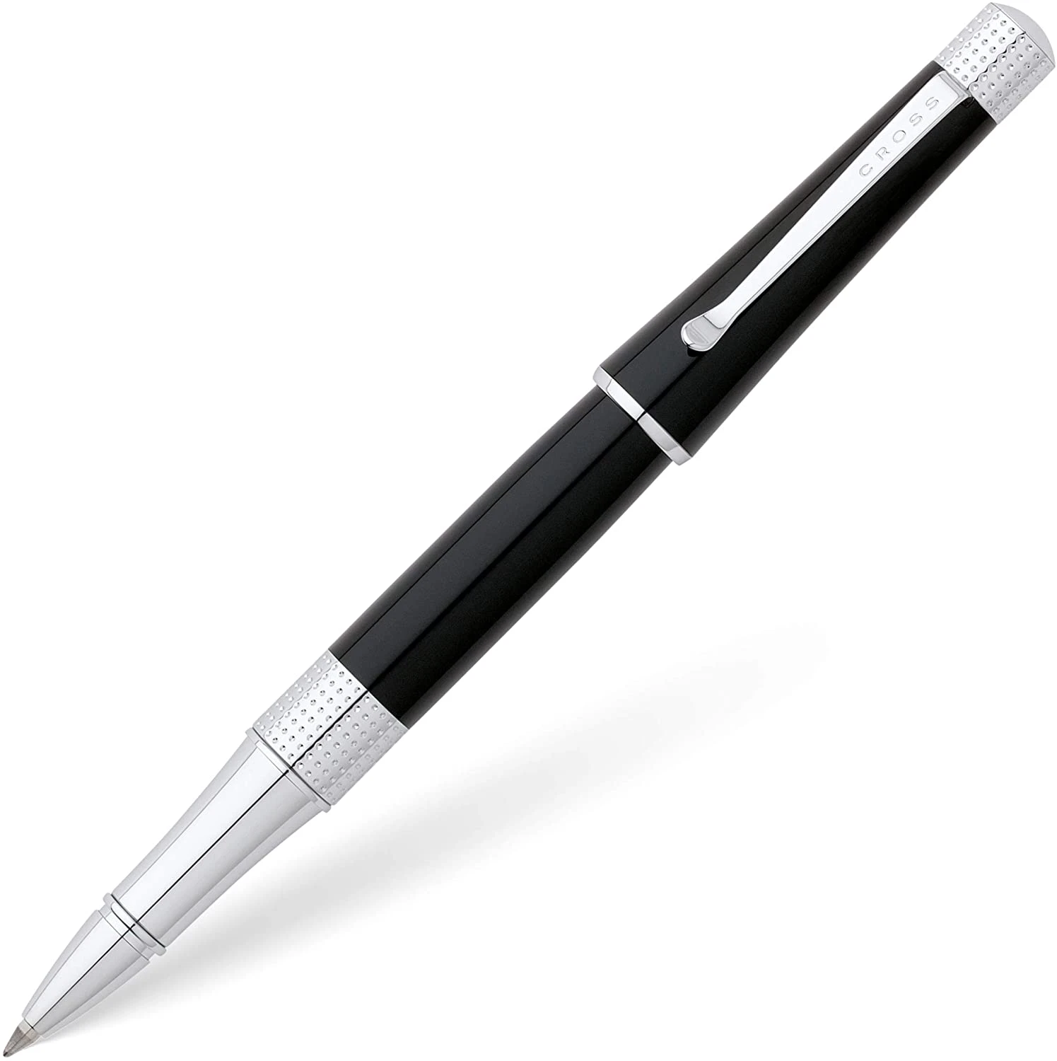 Cross® Cross Beverly Rollerball Pen, Black Lacquer & Chrome