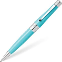 Cross® Cross Beverly Ballpoint Pen, Aquatic Sea & Chrome