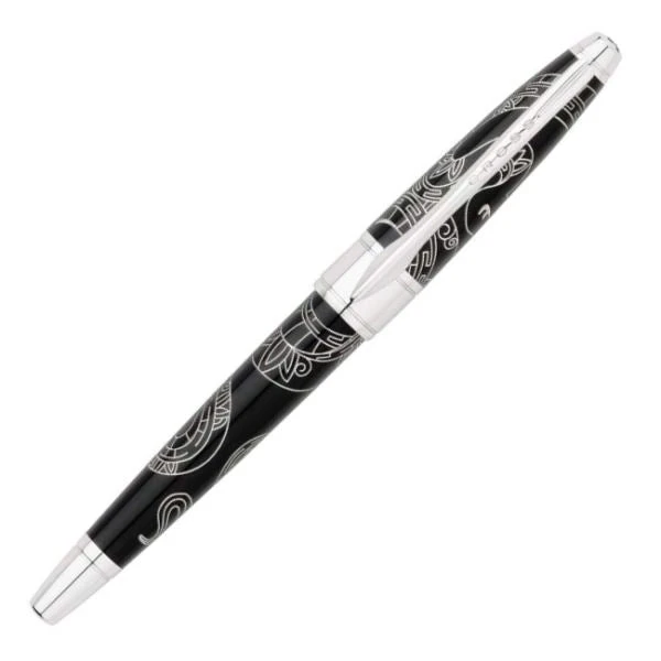 Cross® Cross 2013 Year Of The Snake Rollerball Pen, China Black & Chrome - Image 2