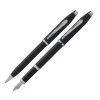Cross® Cross Century II Fountain & Ballpoint Pen Set, Smooth Touch Black