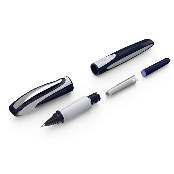 Schneider® Schneider Ray Cartridge Filled Rollerball Pen, Dark Blue & Light Grey - Image 4