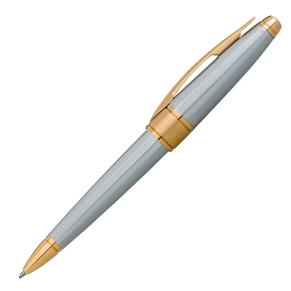 Cross® Cross Apogee Ballpoint Pen, Medalist Chrome & Gold, New, #AT0122-4
