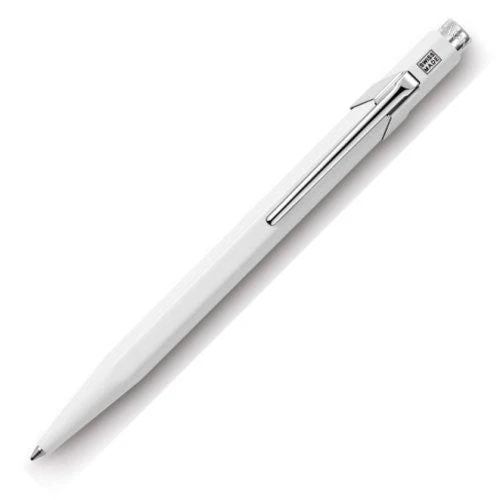 Caran D'Ache 849 Ballpoint Pen Metal White #849.001