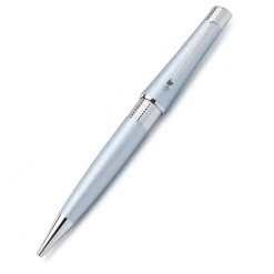 Cross® Cross Beverly Ballpoint Pen, Light Blue & Chrome