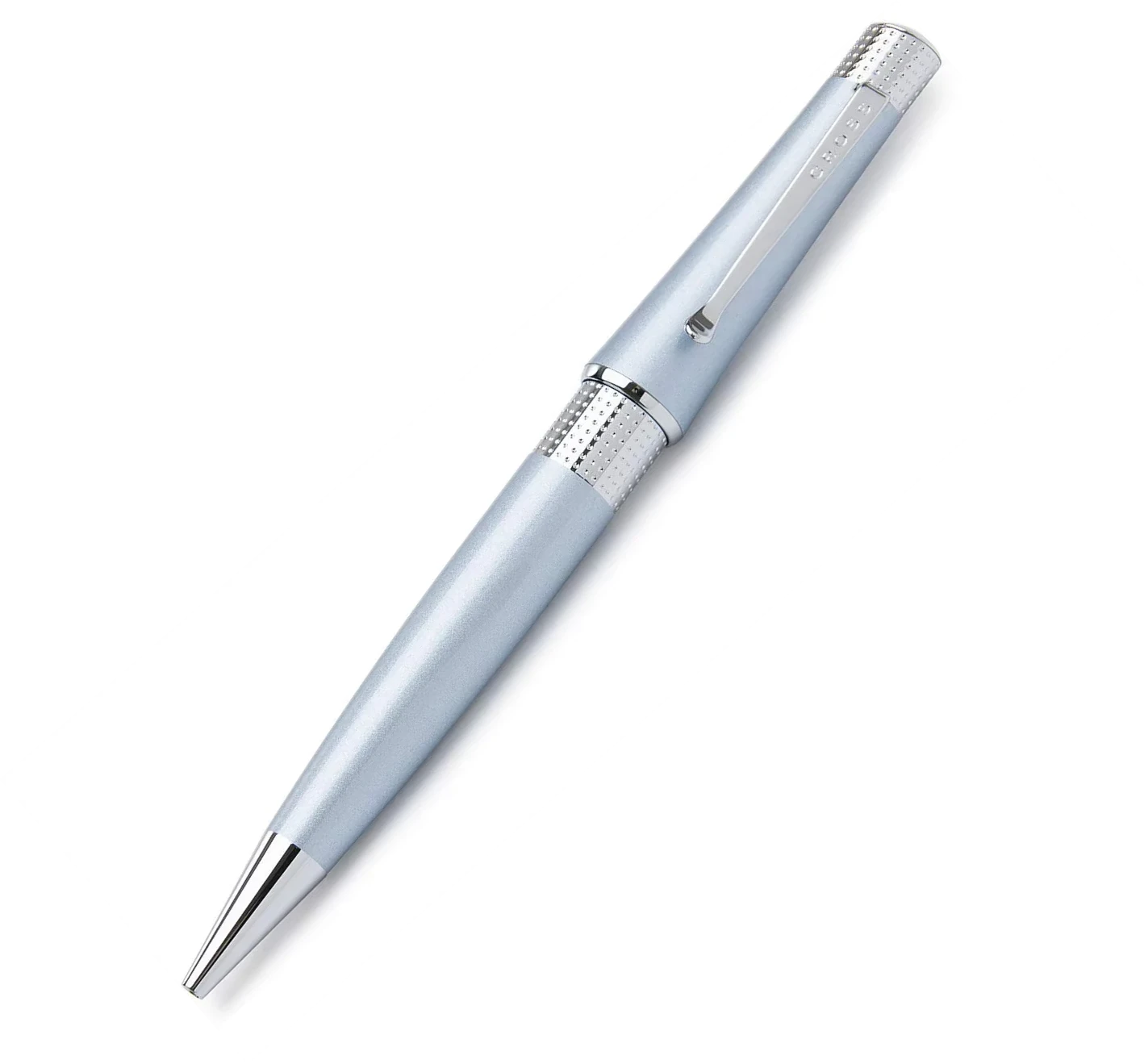 Cross® Cross Beverly Ballpoint Pen, Light Blue & Chrome