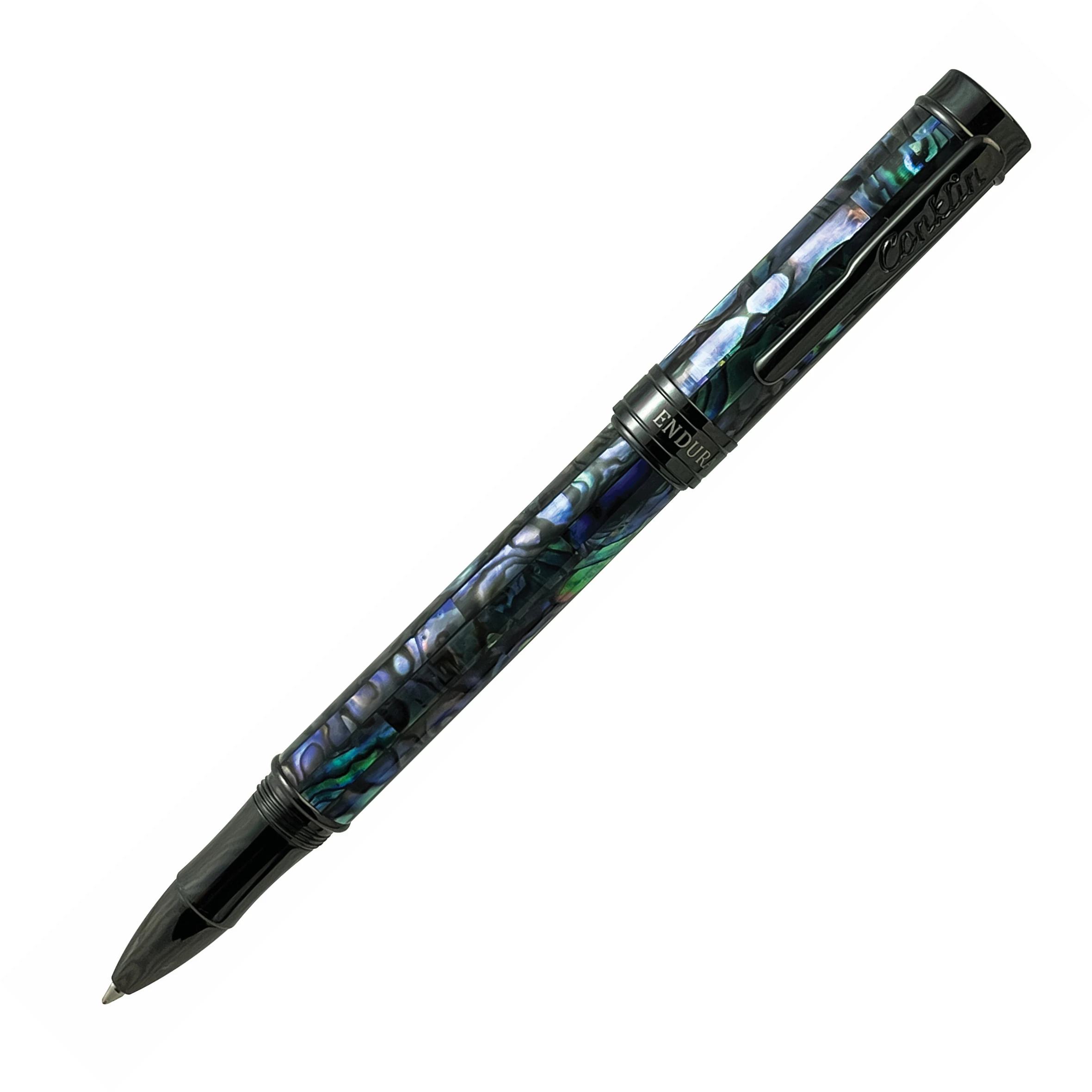 Conklin Endura Abalone Shell Limited Edition Rollerball Pen, Gunmetal