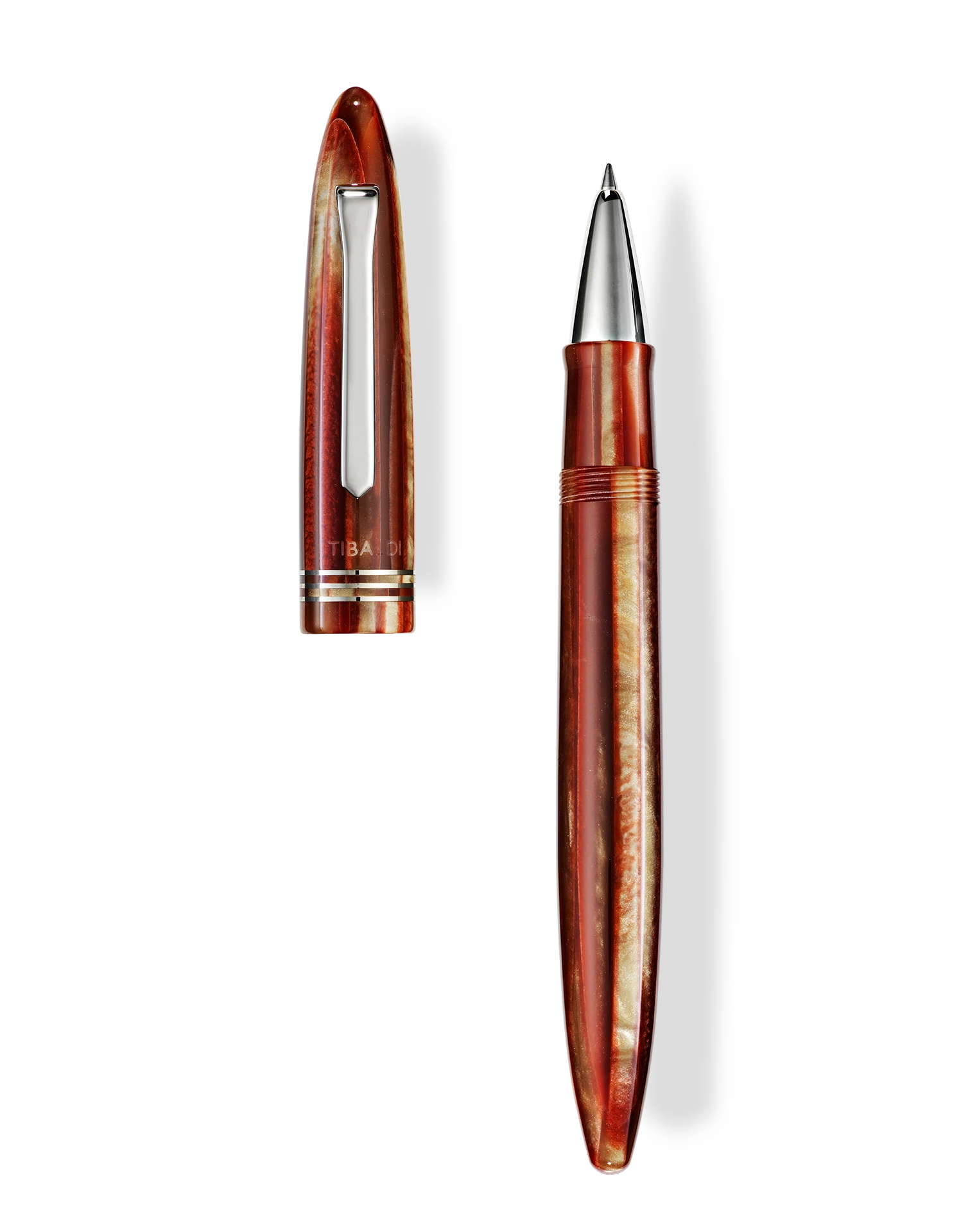 Tibaldi Bononia Seashell Mist Resin Rollerball Pen