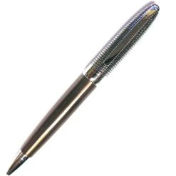 Cross® Cross Revere Ballpoint Pen, Tuxedo Cross Grid Brown & Chrome