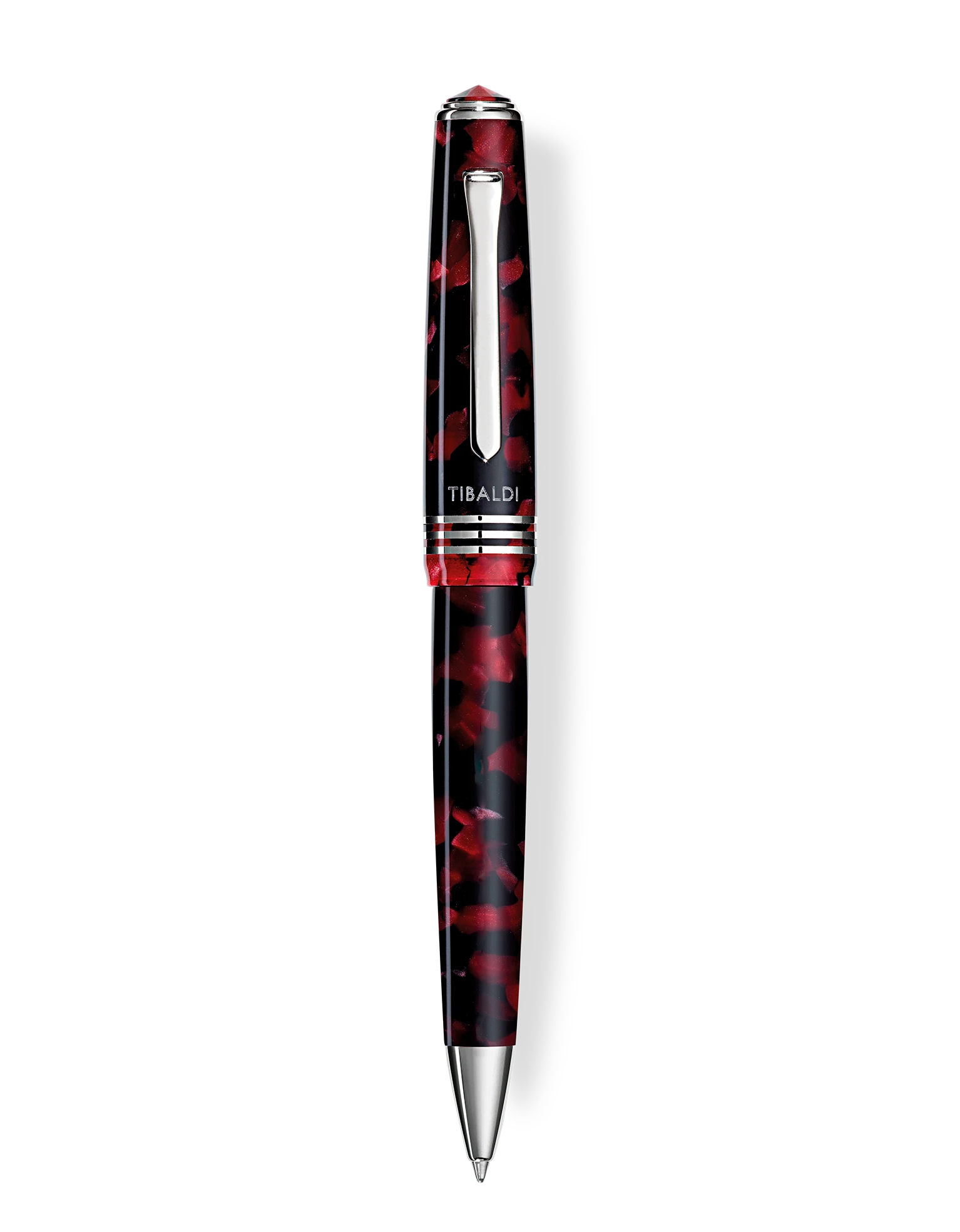 Tibaldi N60 Ruby Red Resin Ballpoint Pen