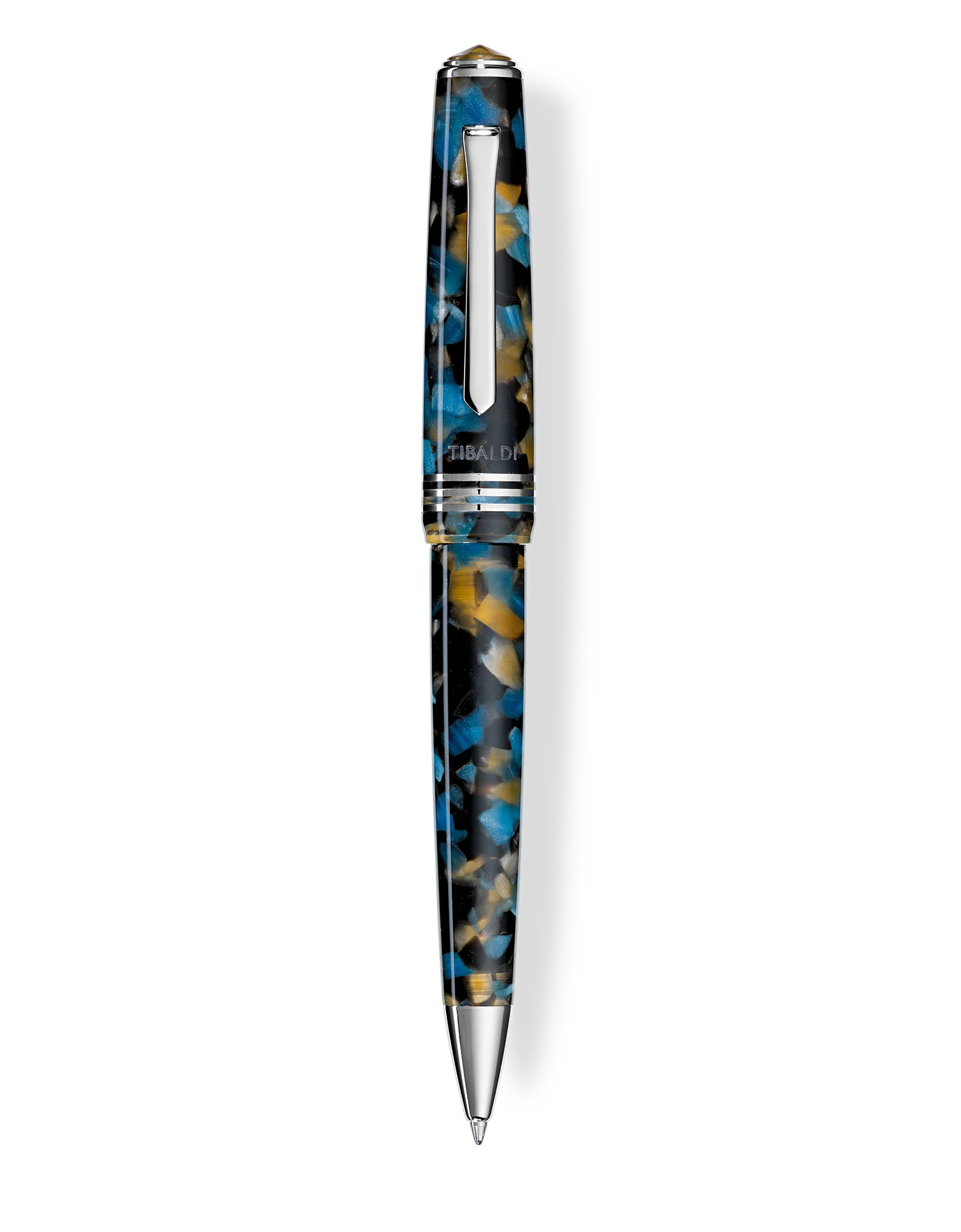 Tibaldi N60 Samarkand Blue Resin Ballpoint Pen