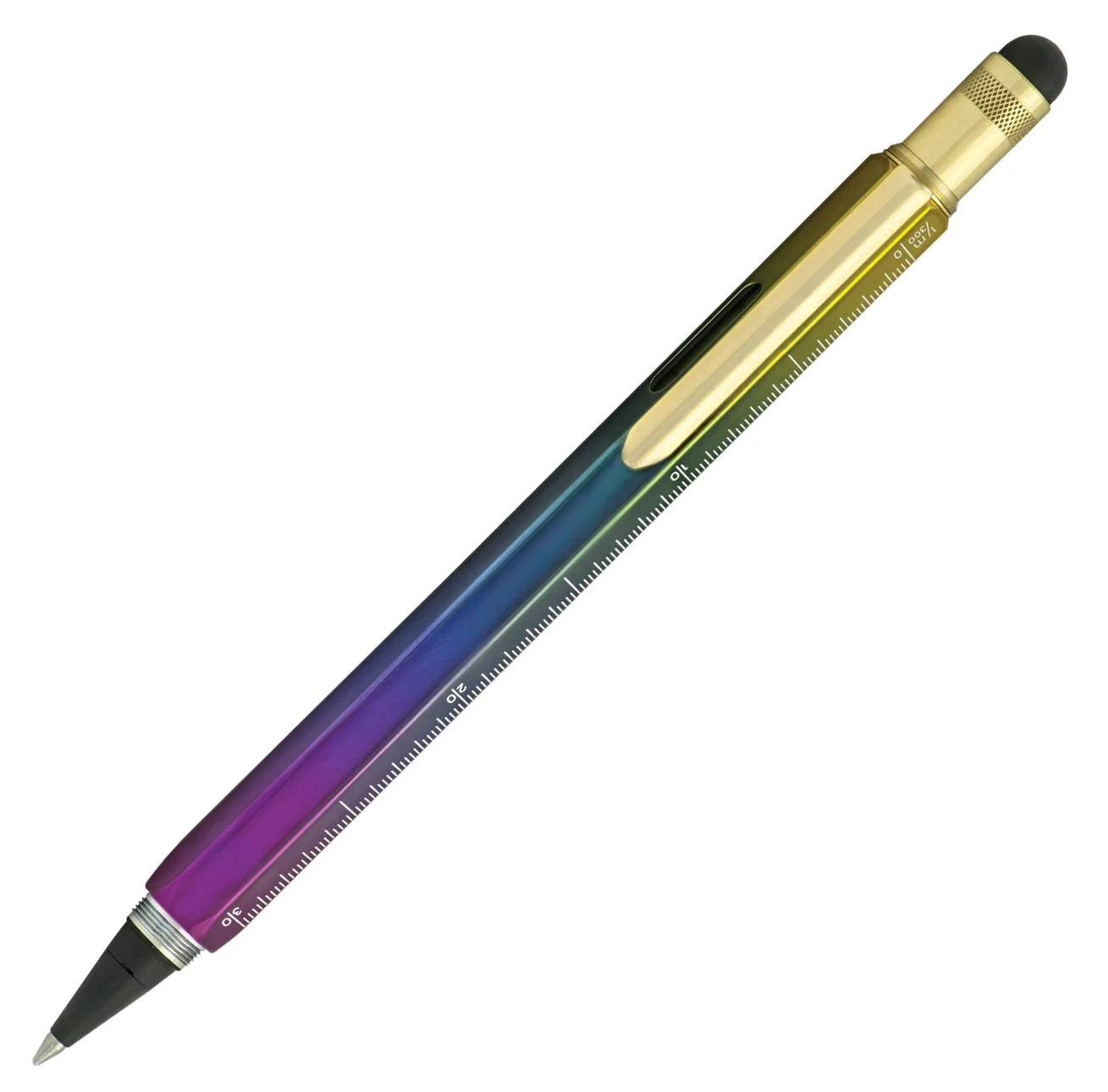 Monteverde 9 In 1 One Touch Tool Inkball Rollerball Pen & Stylus, Rainbow