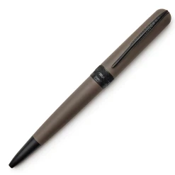 Pineider Avatar Ballpoint Pen, Matte Stone W/ Black Trim