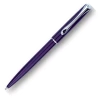 Diplomat Traveller Ballpoint Pen, Deep Purple & Chrome