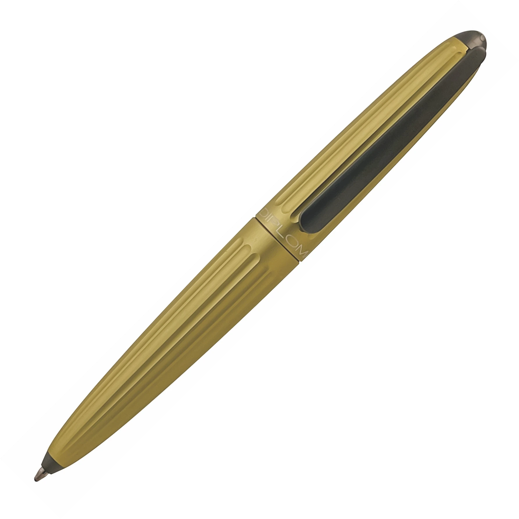 Diplomat Aero Champagne Ballpoint Pen, Schmidt Easy Flow 9000 Ink