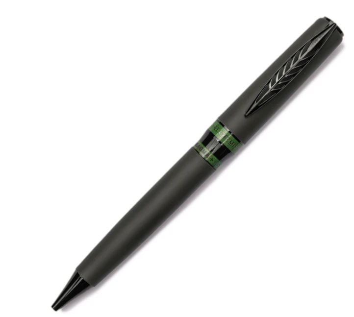 Pineider Alchemist Zeolite Ballpoint Pen, Krakatoa Green