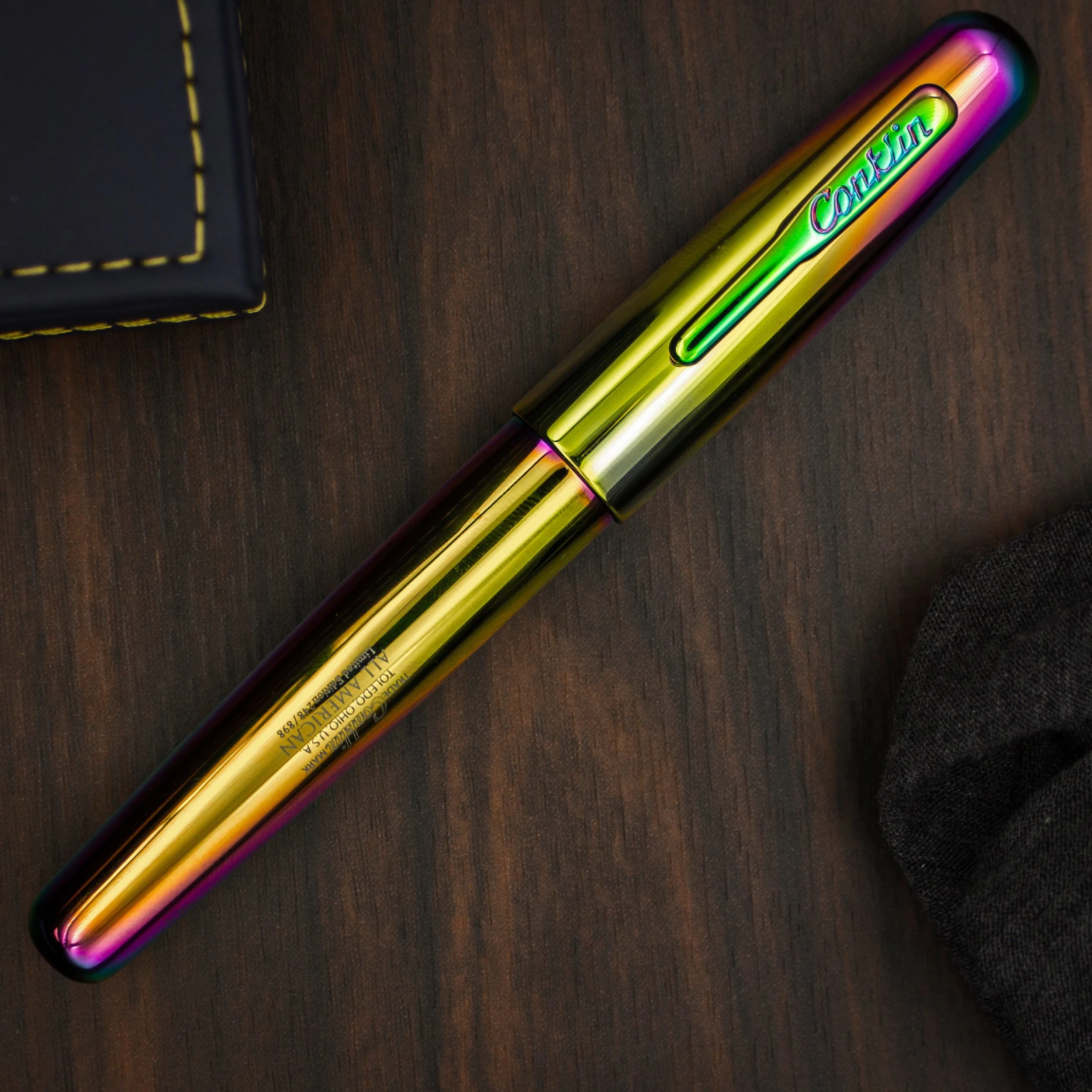 Conklin All American Limited Edition 898 Rollerball Pen, Rainbow - Image 2
