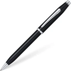 Cross® Cross Century II Ballpoint Pen, Black Lacquer & Chrome