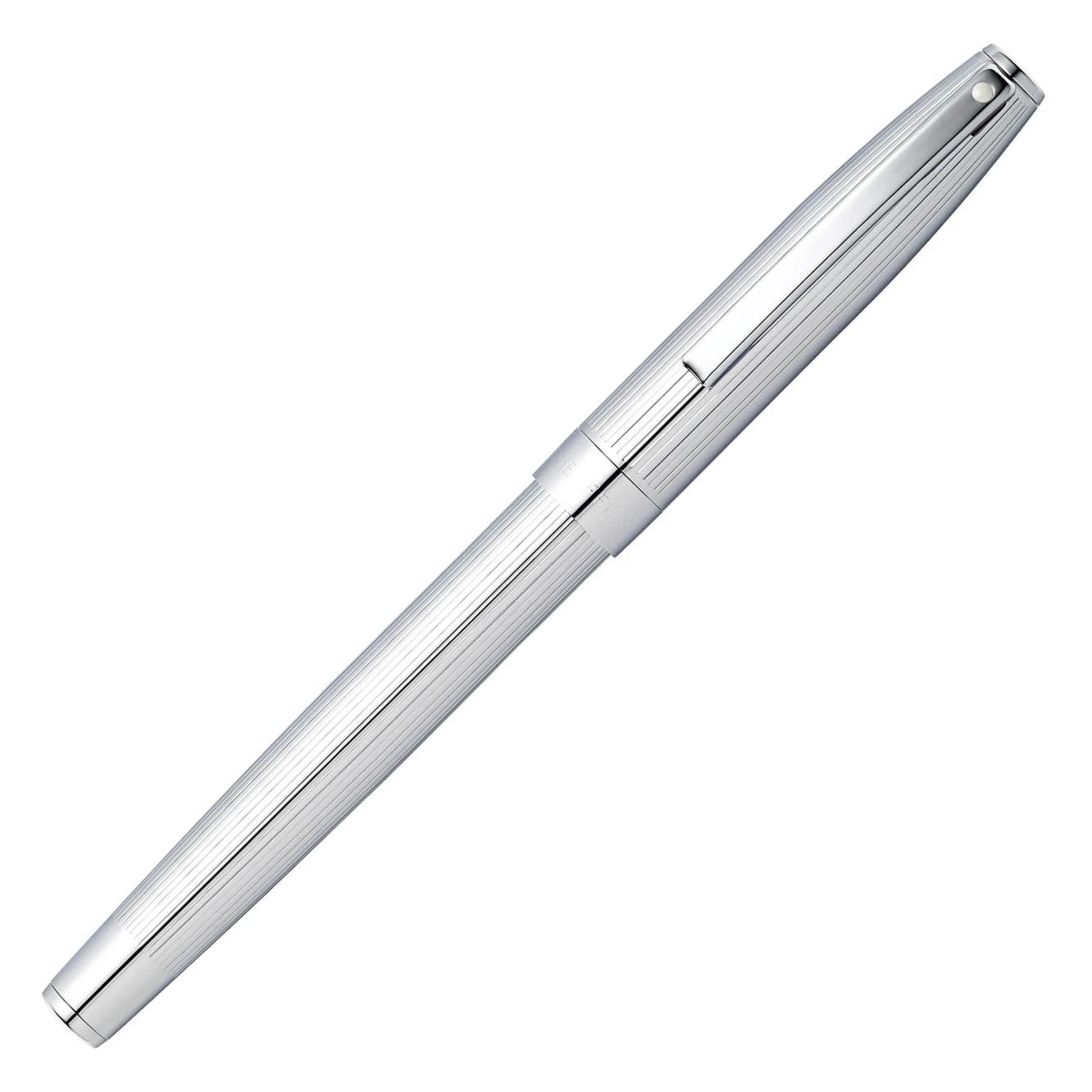 Sheaffer Sagaris Rollerball Pen, Fluted Chrome - Image 2