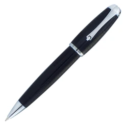 Monteverde Super Mega Carbon Fiber Ballpoint Pen, Chrome Trim