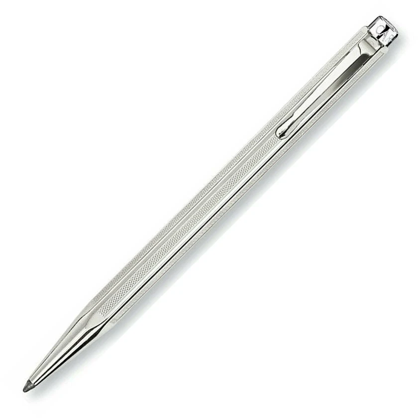 Caran D'Ache Caran Dache Ecridor Grain D'Orge Sterling Silver Ballpoint Pen