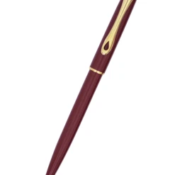 Diplomat Traveller EasyFLOW Ballpoint Pen, Dark Red & Gold