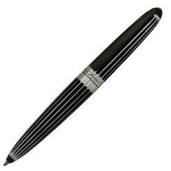 Diplomat Aero Stripes Black Ballpoint Pen, Schmidt Easy Flow 9000 Ink