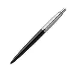 ParkerĀ® Parker Jotter Ballpoint Pen, Gel Ink, Black & Chrome