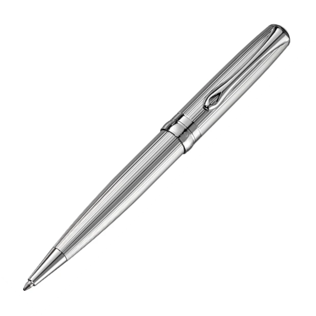 Diplomat Excellence A2 Guilloche Chrome Ballpoint Pen