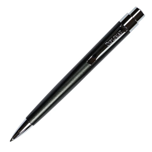 Diplomat Magnum Soft Touch Ballpoint Pen, Crow Black