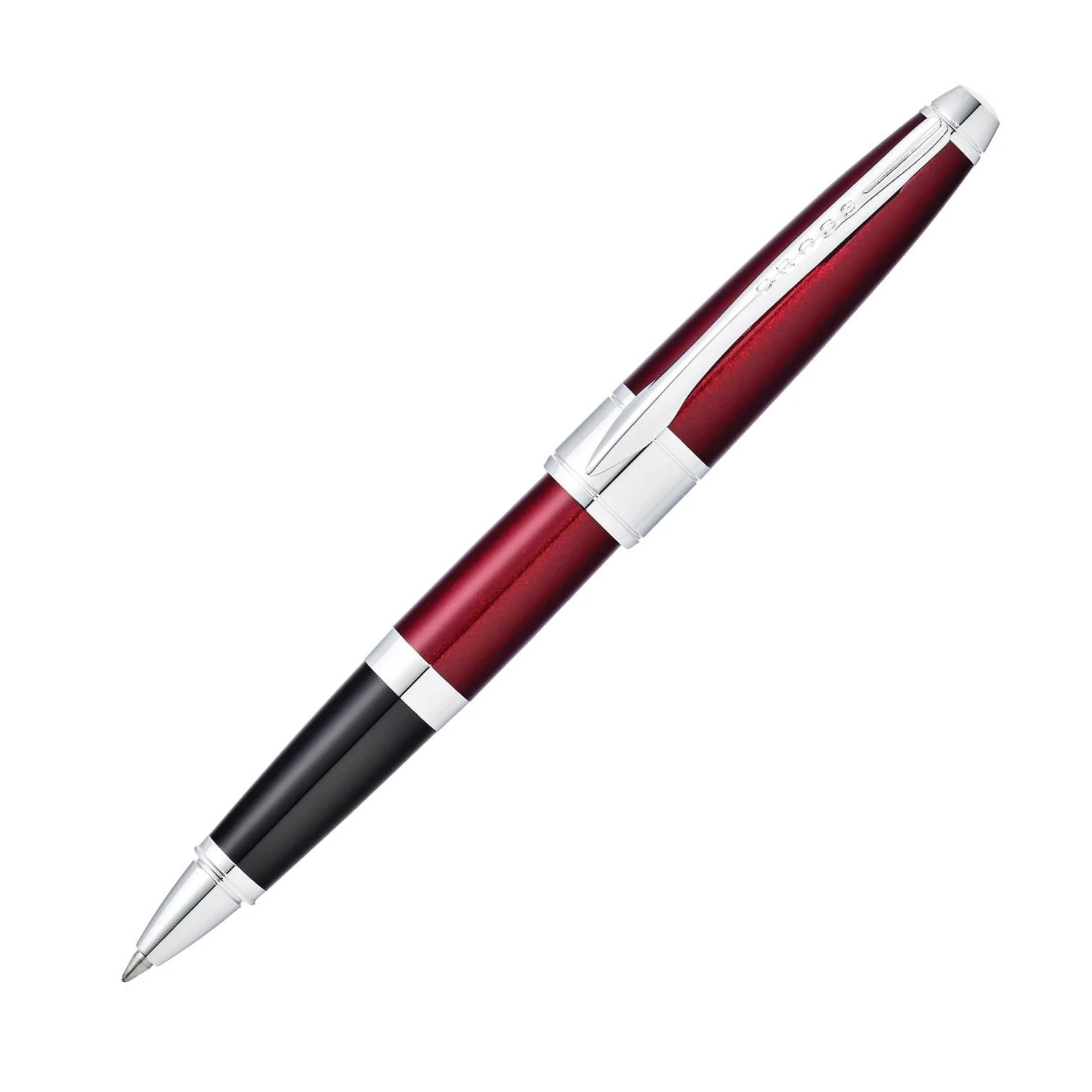 Cross® Cross Apogee Rollerball Pen, Red Lacquer & Chrome